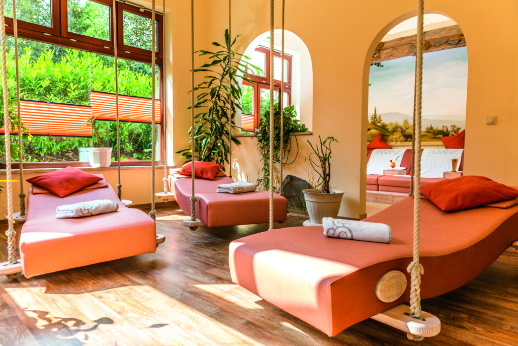 Wellnesliegen in der Köhlerhütte