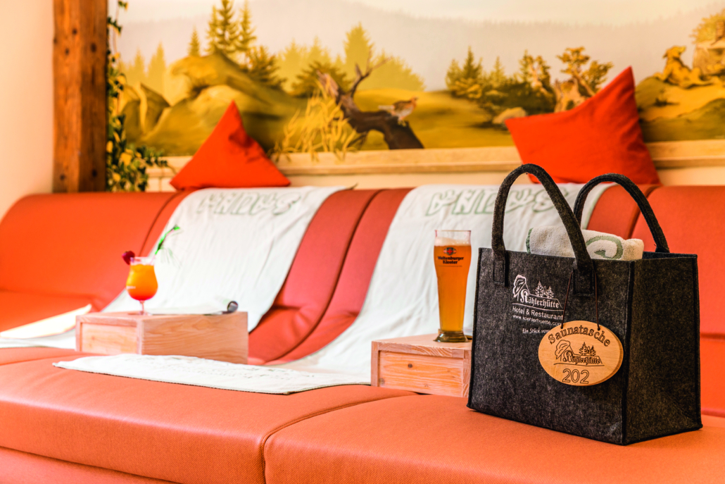 Wellnesliegen in der Köhlerhütte