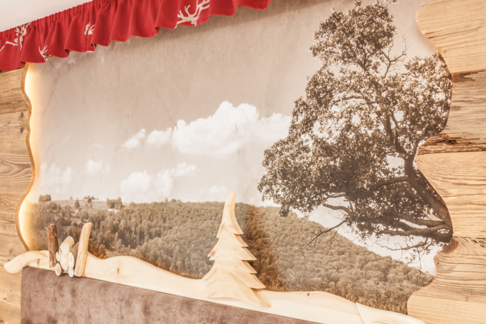 Wandfoto mit Bäumen