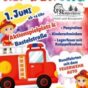 Kindertag an der Köhlerhütte unter dem Motto Feuerwehr