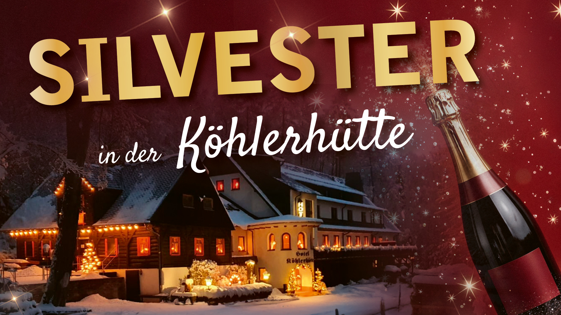 Silvester in der Köhlerhütte