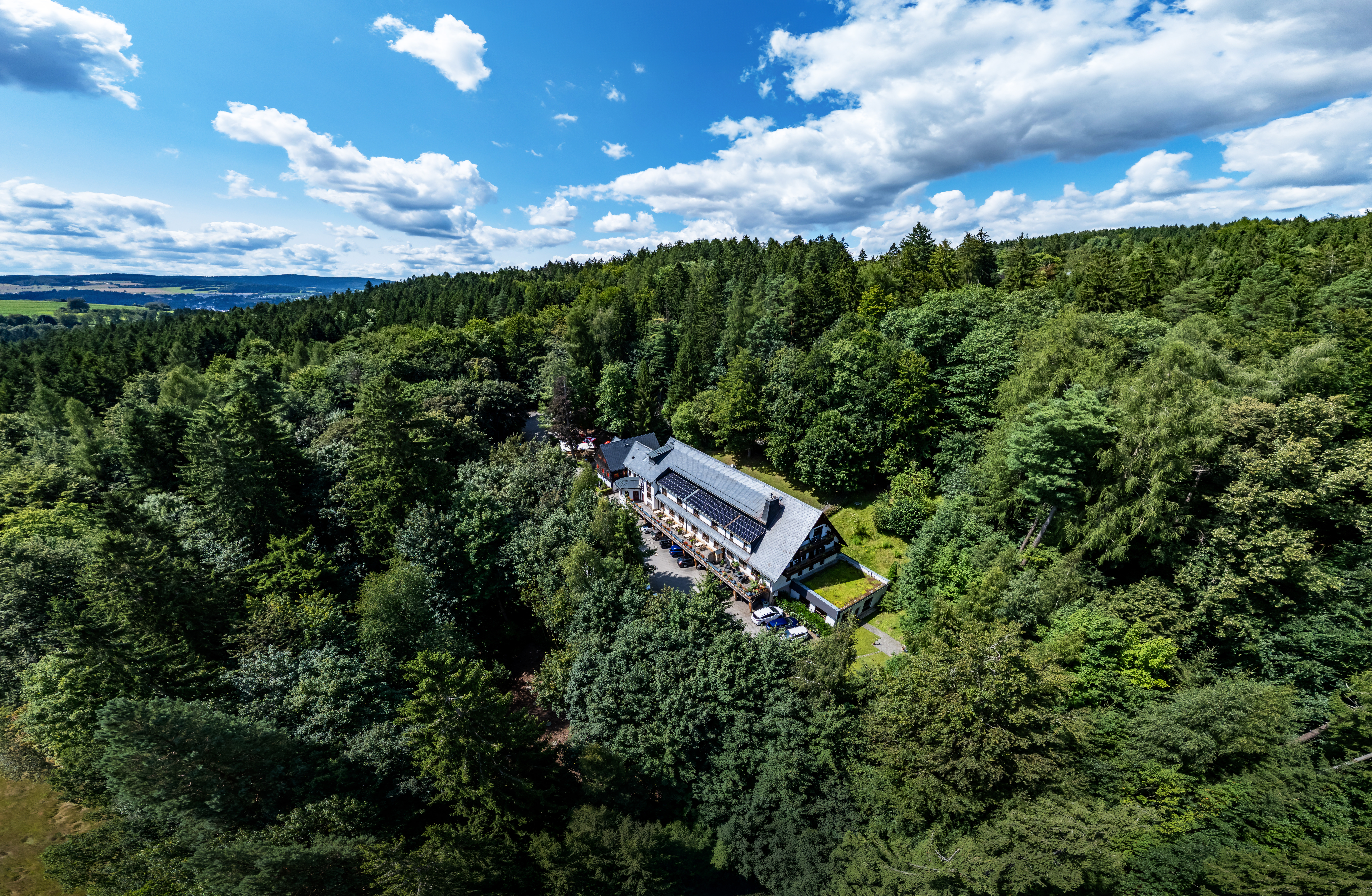 Köhlerhütte Luftbild von rechts