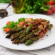 Spargel mit Speck