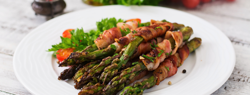 Spargel mit Speck