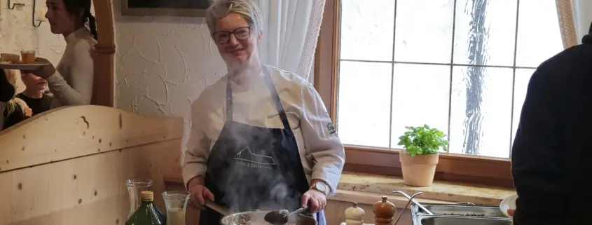 Frisch am Büffet zubereitete Speisen